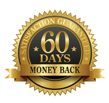 HairFortin 60-day money-back guarantee badge